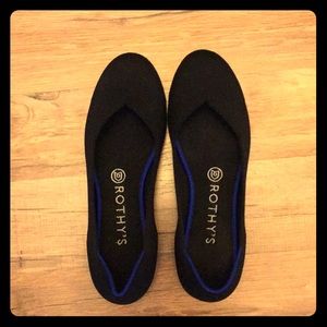 Rothy’s Flats in Black Size 8